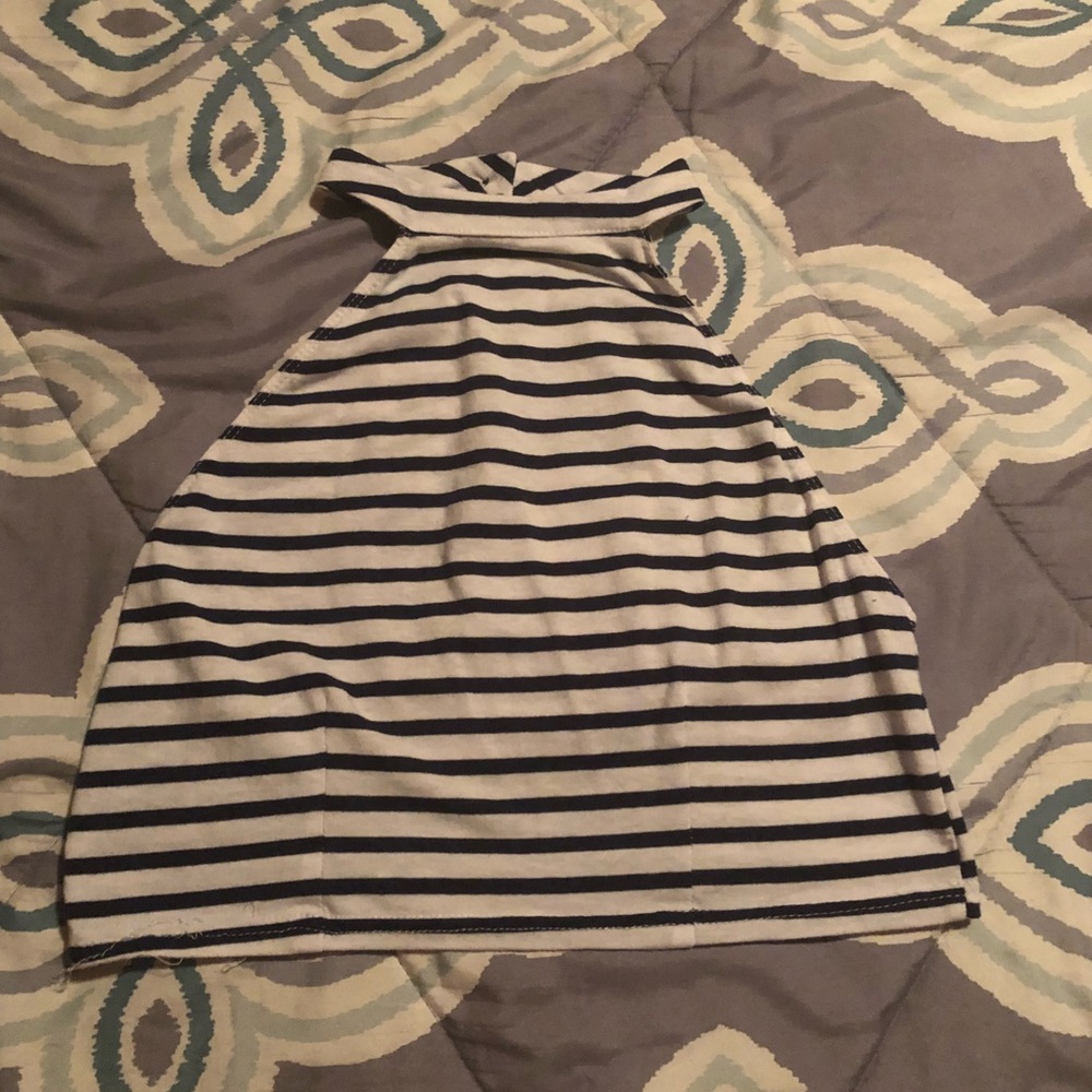 Striped crop top